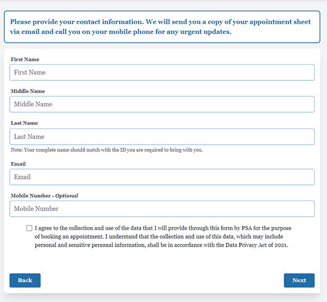 CRS Appointment System